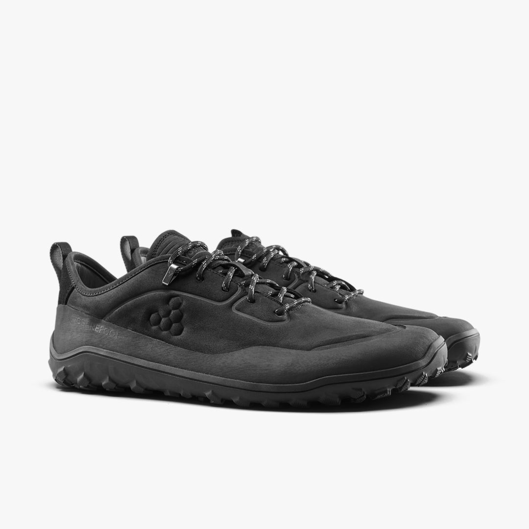 TRACKER LEATHER LOW MENS OBSIDIAN